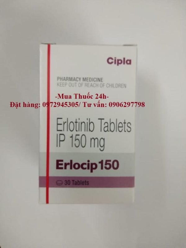 thuốc erlocip Thuốc Erlocip Erlotinib 150mg giá bao nhiêu mua ở đâu