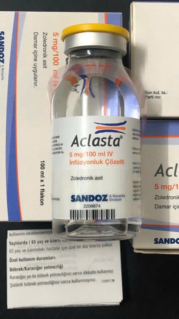 Thuốc Aclasta 5mg/100ml Acid Zoledronic giá bao nhiêu mua ở đâu
