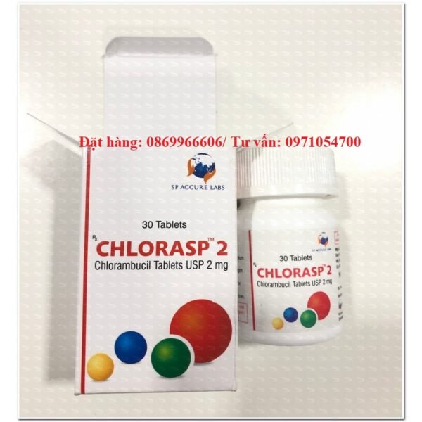 thuoc chlorasp Thuốc Chlorasp Chlorambucil 2mg giá bao nhiêu mua ở đâu?