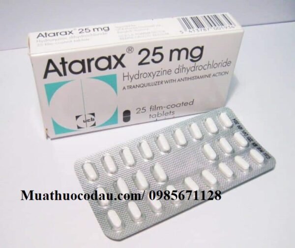 Thuoc Atarax 25mg Thuốc Atarax 25mg Hydroxyzine giá bao nhiêu mua ở đâu