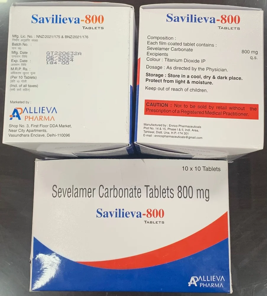 Thuốc Savilieva-800 Sevelamer giá bao nhiêu mua ở đâu?