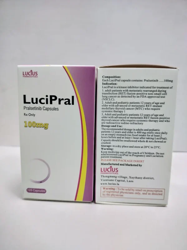 Thuốc Lucipralse 100mg Pralsetinib giá bao nhiêu mua ở đâu?