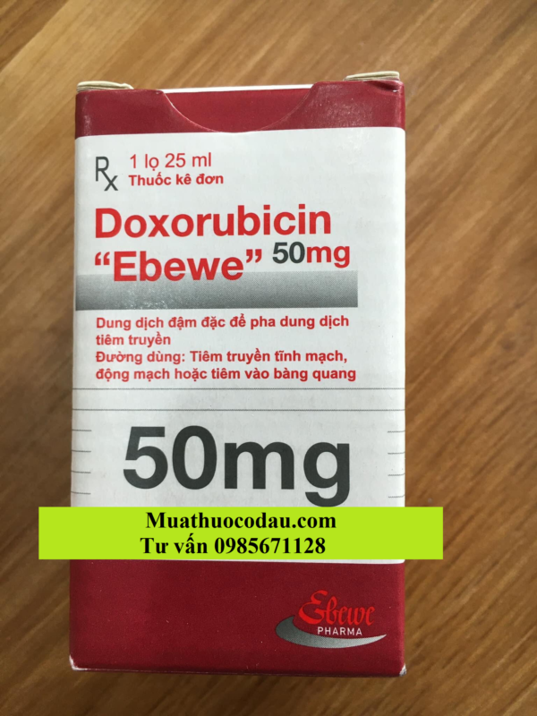 Thuốc Doxorubicin Ebewe 50mg giá bao nhiêu mua ở đâu?