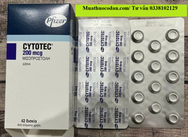 Thuốc Cytotec 200mcg Misoprostol giá bao nhiêu mua ở đâu