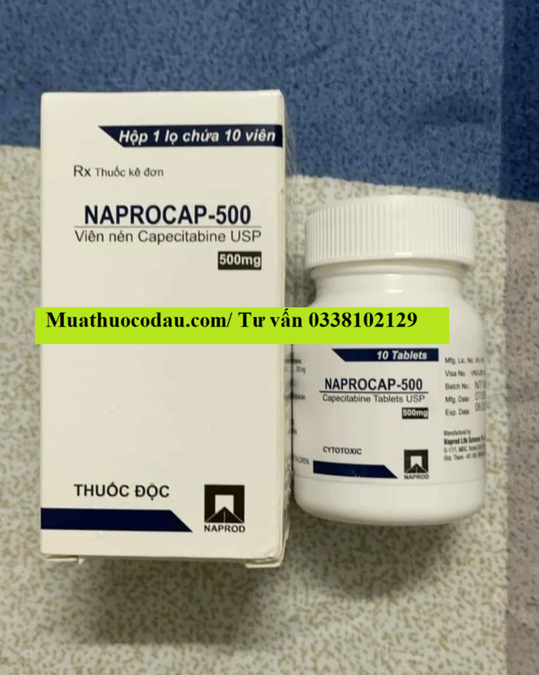 Thuốc Naprocap 500mg Capecitabine giá bao nhiêu mua ở đâu