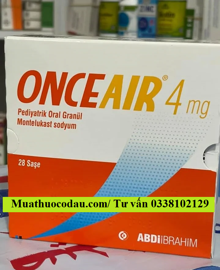 Thuốc Onceair 4mg Montelukast giá bao nhiêu mua ở đâu?