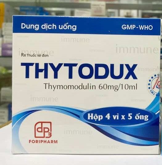 Thuốc Thytodux Thymomodulin 60mg/ 10ml giá bao nhiêu mua ở đâu?
