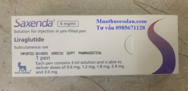 Bút tiêm Saxenda 6mg/ml Liraglutide giá bao nhiêu mua ở đâu