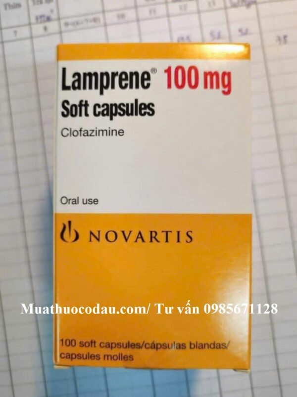 Thuốc Lamprene 100mg Clofazimine giá bao nhiêu mua ở đâu