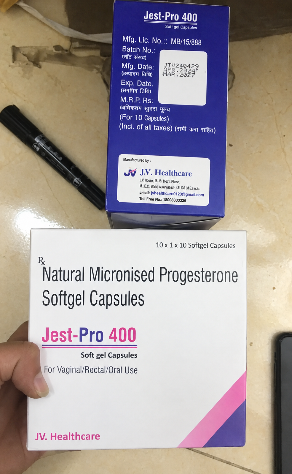 Thuốc Jest - Pro 400 Natural Micronized Progesterone Softgel chỉ định và chống chỉ định